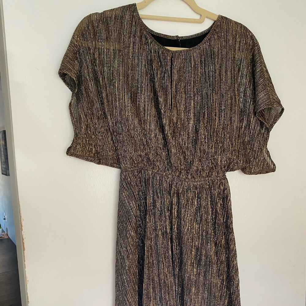 Chelsea and Violet Gold Dress